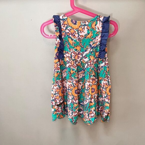 Matilda Jane Girl's Out Abroad Dress Girls Size 4 Scalloped Hem - Picture 3 of 4